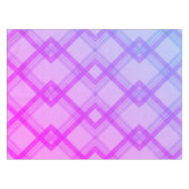 クリスクロージュハッピーミックス紫チェック テーブルクロス (正面(横))