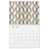 クリスクロースのワイヤメッシュグリッドのクローズアップ カレンダー (3月 2026)