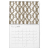 クリスクロースのワイヤメッシュグリッドのクローズアップ カレンダー (2月 2026)