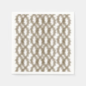 クリスクロースのワイヤメッシュグリッドのクローズアップ スタンダードカクテルナプキン (正面)