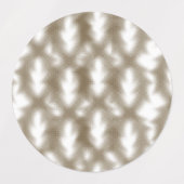 クリスクロースのワイヤメッシュグリッドのクローズアップ ラベル (デザイン2)