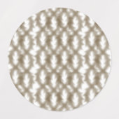 クリスクロースのワイヤメッシュグリッドのクローズアップ ラベル (デザイン1)