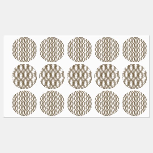 クリスクロースのワイヤメッシュグリッドのクローズアップ ラベル (シート)