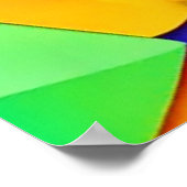 クリスタカラフルルシェイプアート ポスター (角)