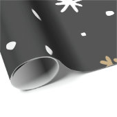 クリスタマススノーフレークマットラップ ラッピングペーパー (ロールコーナー)