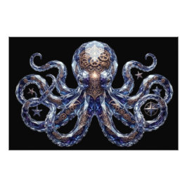 クリスタライン スチームパンク タコ フォトプリント