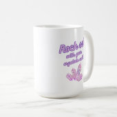 クリスタルでコーヒーマグをロックアウト コーヒーマグカップ (正面右)