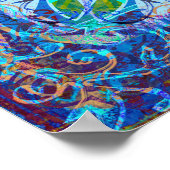 クリスタルとアイスケルトの部族の曼荼羅 ポスター (角)