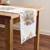 クリスタルと花 ショートテーブルランナー (インサイチュ)