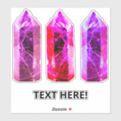 クリスタルのような宝石 シール (シート)