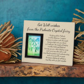 クリスタルの妖精を得る フォトプラーク (側面)