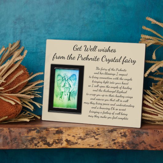 クリスタルの妖精を得る フォトプラーク (側面)