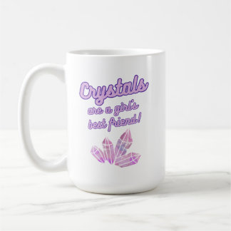クリスタルは女の子の最高の友友のマグカップ コーヒーマグカップ