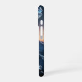 クリスタルアイスドラゴン iPhone 16ケース (左側面)
