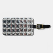 クリスタルアイスブロックプリント ラゲッジタグ (正面横)