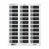 クリスタルアイスブロックプリント ラベル (フルシート)