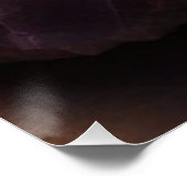 クリスタルアメジストファンタジーサンライズランドスケープ ポスター (コーナー)