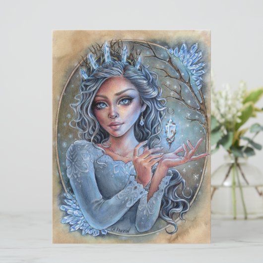 クリスタルアートカードファンタジーエンチャントレス魔法 (スタンド正面)