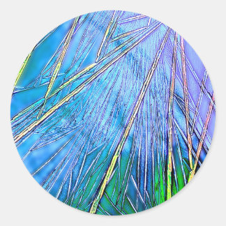 クリスタルアート：ブルークリスタル ラウンドシール