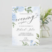 クリスタルイブニングウェディングレセプション パーティー招待状 招待状 (スタンド正面)