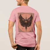 クリスタルイーグルアイコン トライブレンドTシャツ (裏面)
