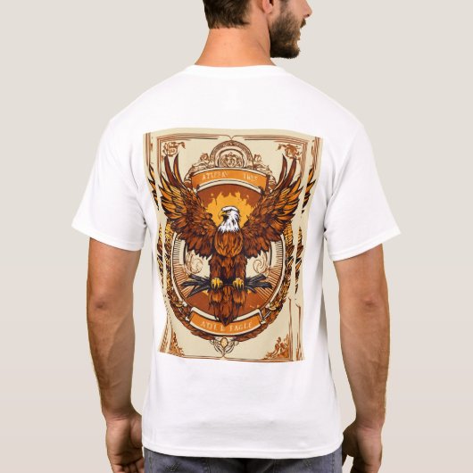 クリスタルイーグルコレクション – 先見の明のあるスタイル、アンストップ Tシャツ (裏面)