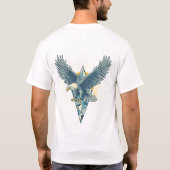 クリスタルイーグル変身Tシャツ Tシャツ (裏面)