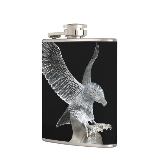 クリスタルイーグル フラスク (左)