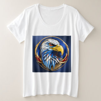 クリスタルイーグル:抱擁の決定 プラスサイズTシャツ
