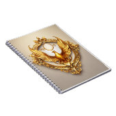 クリスタルイーグル：自由と野心のアイコン ノートブック (右側)