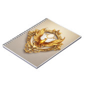 クリスタルイーグル：自由と野心のアイコン ノートブック (左側)