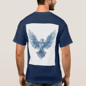 クリスタルイーグル：自由と野心の翼» Tシャツ (裏面)