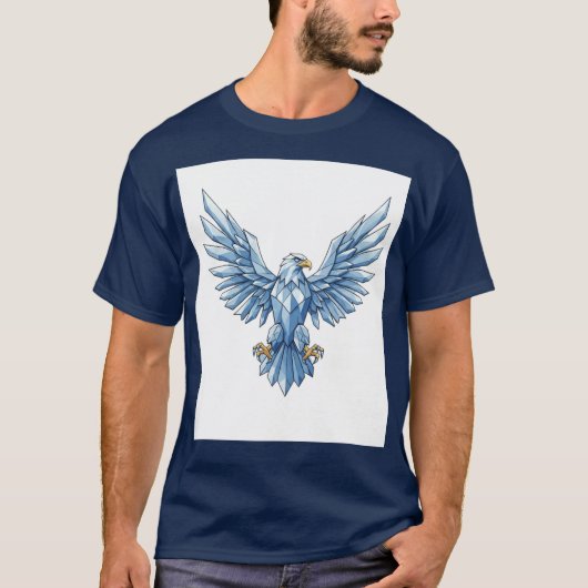 クリスタルイーグル：自由と野心の翼» Tシャツ (正面)