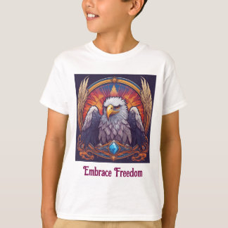 クリスタルイーグル:自由と野心の象徴 Tシャツ