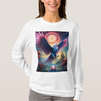 クリスタルイーグルTシャツ – 自由とアンビの象徴 Tシャツ