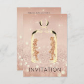 クリスタルウエスタンムーヴカントリーパーティーバラ銅 招待状 (正面/裏面)