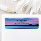 クリスタルウォーターサンセット差出人住所ラベル ラベル (インサイチュ)