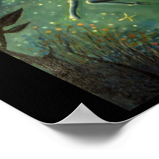 クリスタルウォータースプライトフェアリープリント ポスター (角)