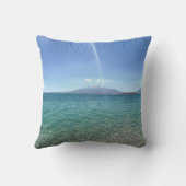 クリスタルウォータービューブルースカイビーチヴィベ平和的 クッション (裏面)