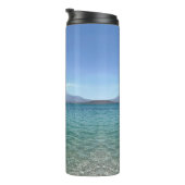 クリスタルウォータービューブルースカイビーチヴィベ平和的 タンブラー (回転右)
