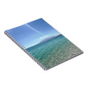クリスタルウォータービューブルースカイビーチヴィベ平和的 ノートブック (右側)