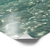 クリスタルウォータービューブルースカイビーチヴィベ平和的 フォトプリント            (角)