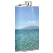 クリスタルウォータービューブルースカイビーチヴィベ平和的 フラスク (右)