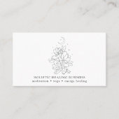 クリスタルエネルギー修復ウェルネスビジネスカード 名刺 (正面)