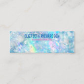 クリスタルエレガントアカラフルリングジュエリー表示装置 スキニー名刺 (正面)