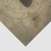 クリスタルエレガントボールとタロット付き魔女 – ゴシック 薄葉紙 (詳細)