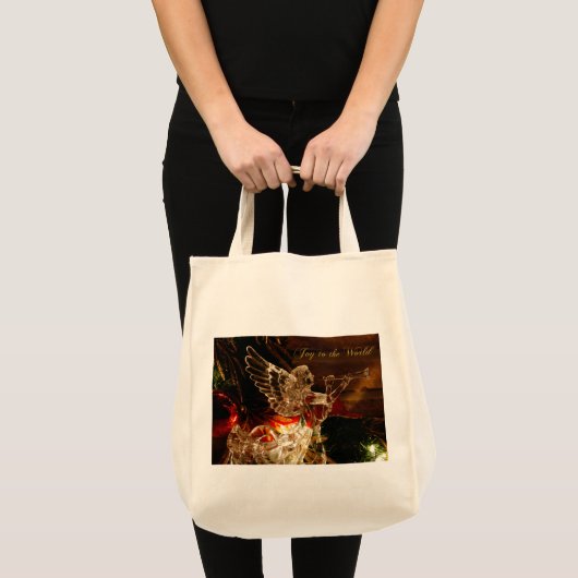 クリスタルエンジェルクリスマスの喜び世界 トートバッグ (正面(商品))