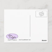 クリスタルエンジェルポストカード/祭壇アート ポストカード (裏面)