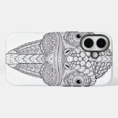 クリスタルカメレオンの幾何学アート | クリスタルの動物 | Case-Mate iPhoneケース (裏面 (横))