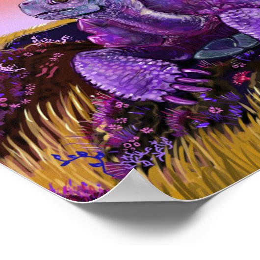 クリスタルカメ ポスター (角)